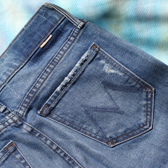 MOTHER Rascal Ankle Denim Pants - Size 25 - Picture 6 of 7